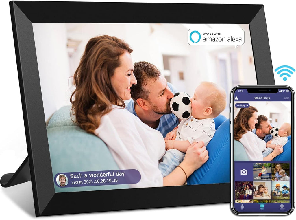 10.1 inch HD IPS Touch Screen Digital Photo Frame with 16GB Storage V12094