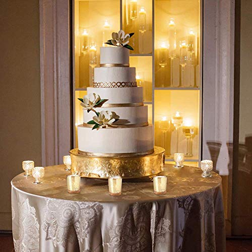 72pcs Mercury Glass Gold Votive Candle Holders L13600