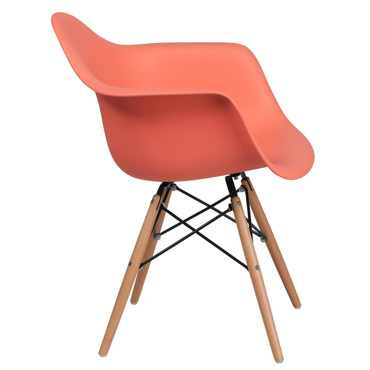 Navy Plastic Arm Chair Z49110