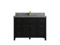 Black Free Standing Single Sink Bathroom Vanity C527909