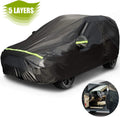 SUV Car Cover 5 Layer Waterproof Windproof Scratch Resistant Pack of 2 I71480