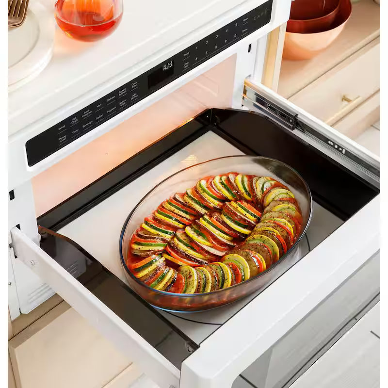 Built-In Microwave Drawer in Matte Black with Sensor Cooking V308338