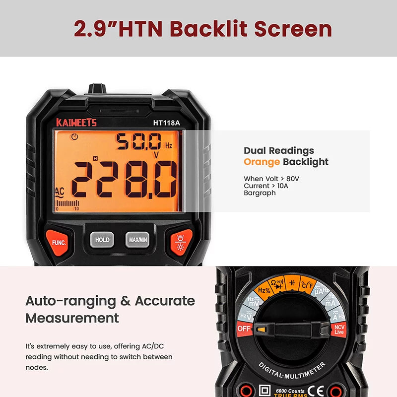 Auto-Ranging TRMS Digital Multimeter C30764