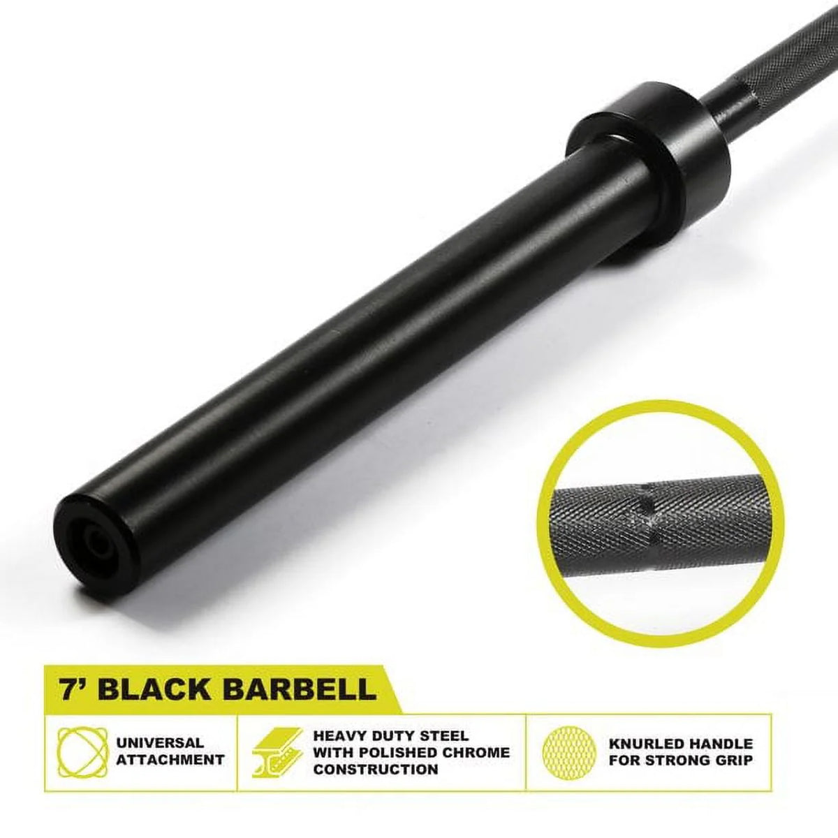 2-Inch Olympic Barbell Weight Bar 7ft 700-Pound Capacity C501