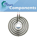 6 inch 4 Turns Surface Burner Element for Range, Stove & Cooktop D9137