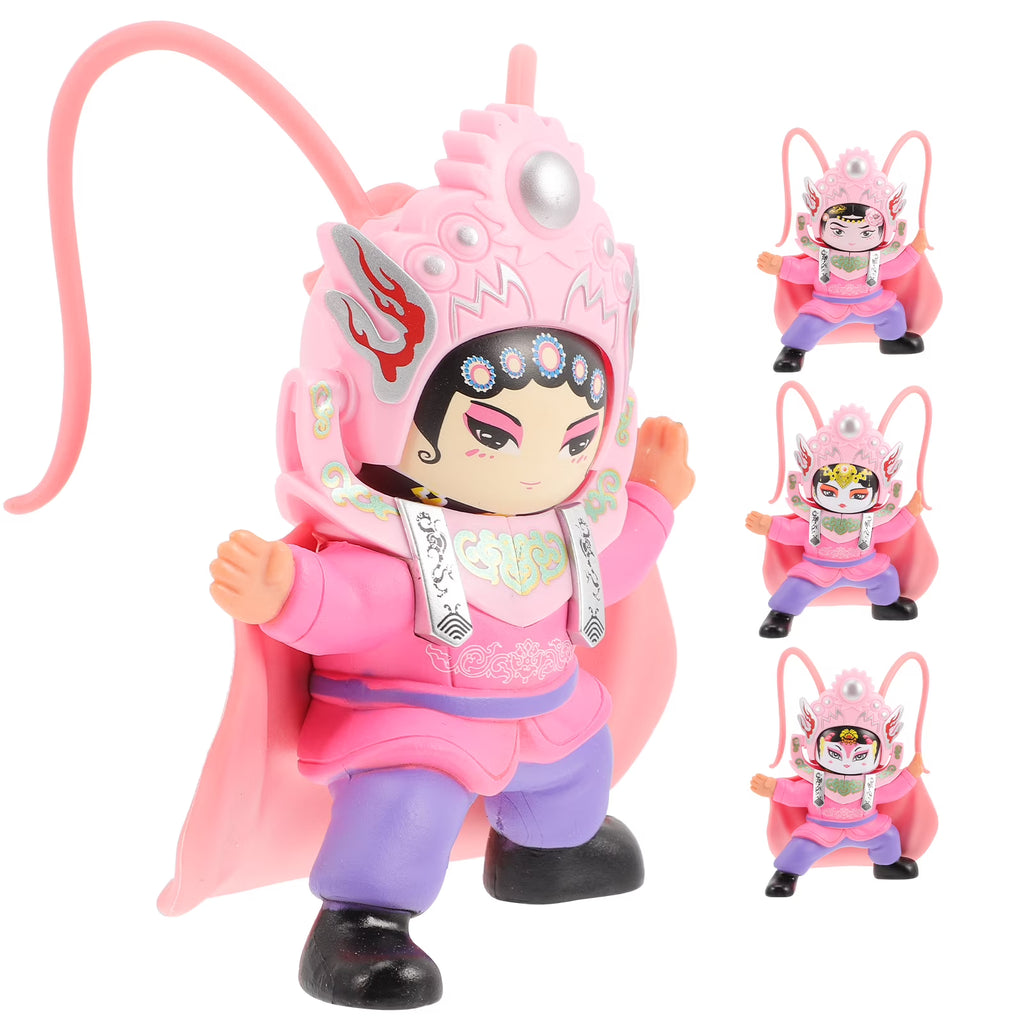 2pcs Chinese Ancient Sichuan Opera Face Changing Doll Ornament C426506