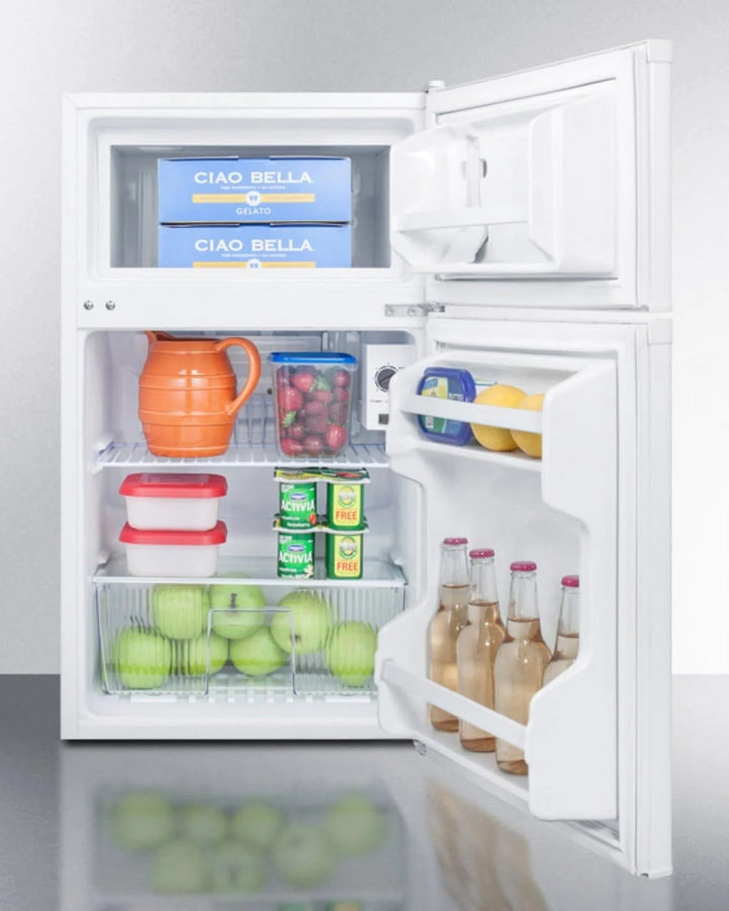 Compact 2 Door Refrigerator-Freezer H2056