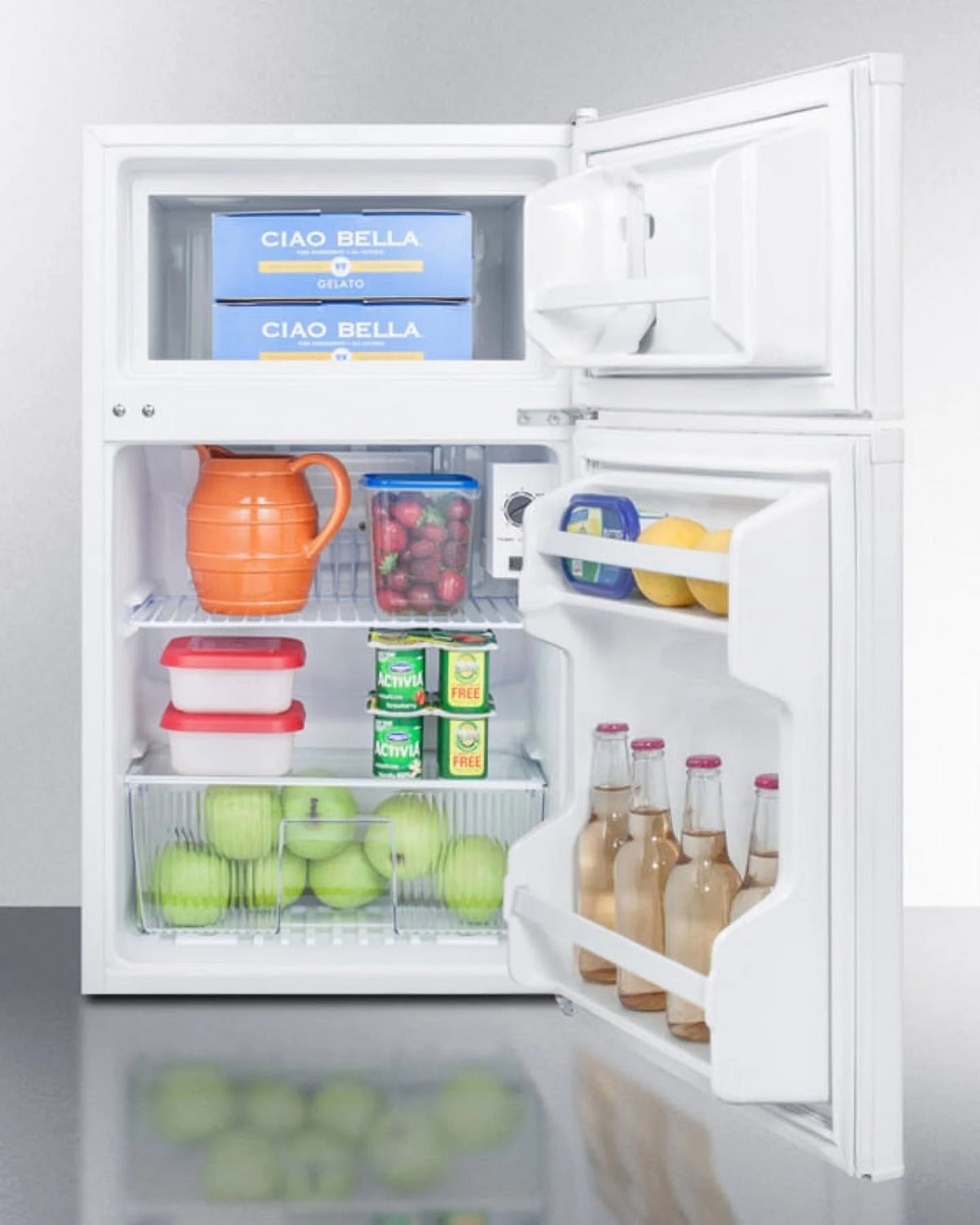 Compact 2 Door Refrigerator-Freezer H2056