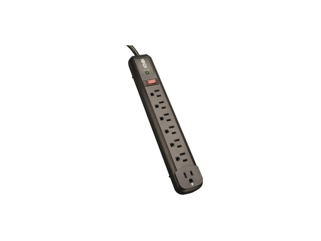 7 Outlet Black Surge Protector Power Strip F7560
