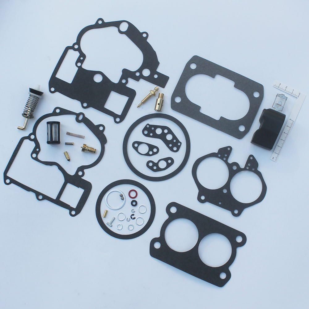 Carburetor Repair Rebuild Kit for 2 Barrel Rochester Carburetor with Float O57405