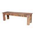 Light Walnut Wood Dining Bench N84164