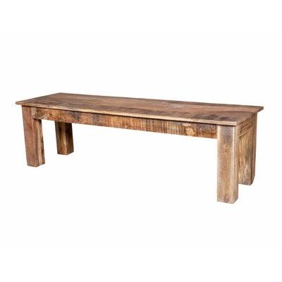 Light Walnut Wood Dining Bench N84164