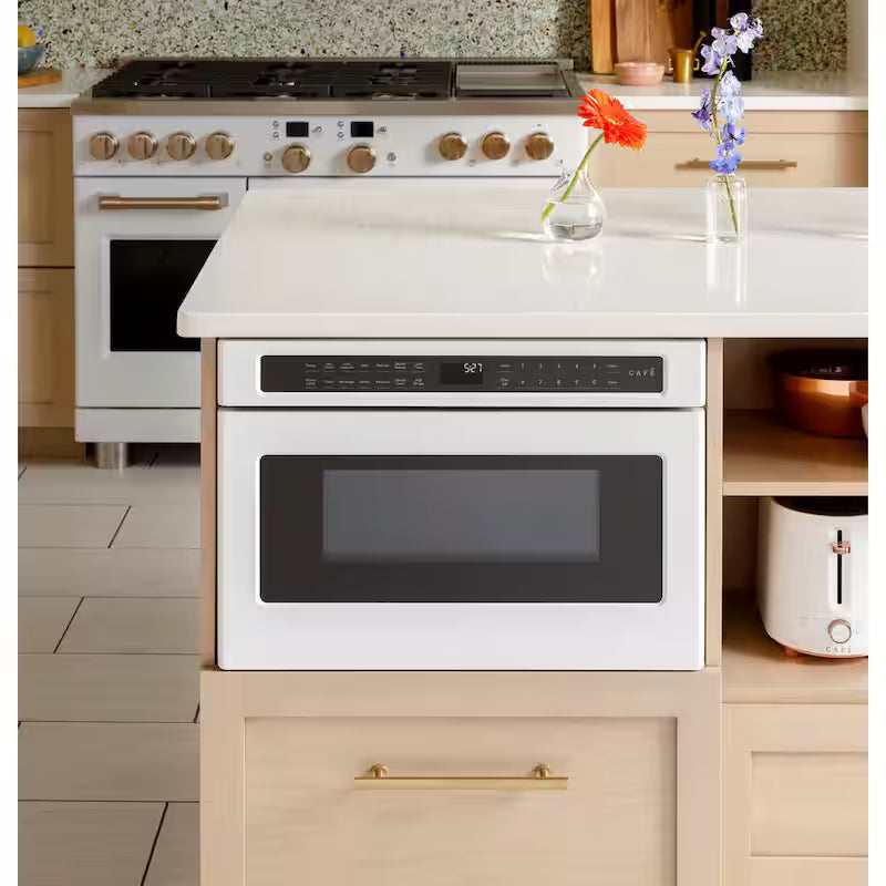 Built-In Microwave Drawer in Matte Black with Sensor Cooking V308338
