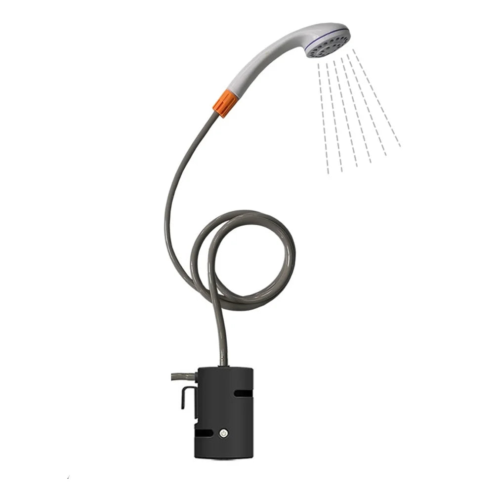 Folding Bucket Camping Shower with Rechargeable Pump Q118
