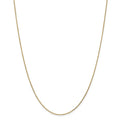 14kt Yellow Gold Diamond Cut Cable Chain 14 inch Lobster Clasp D312