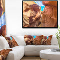 Framed Canvas Art Print 20 in. wide x 12 in. high J551