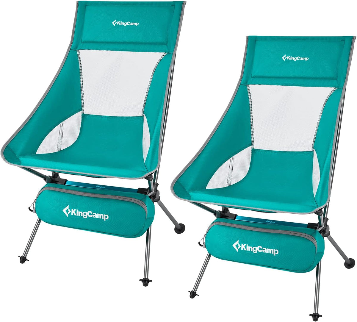 Lightweight Portable Folding Camping Chair with Armrest, High Back, Carry Bag Z742327