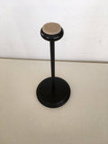 Black Wooden Hat Stand with Velour Top K8165
