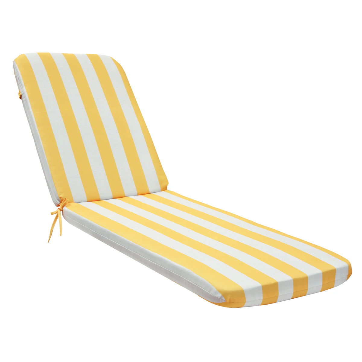 Yellow Cabana Stripe Lounger Cushion 22 x 73 in J30383