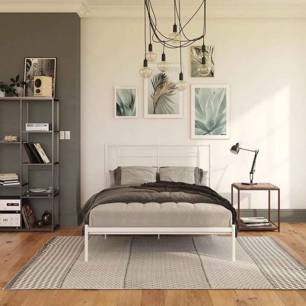 King Size Metal Bed with Under Bed Storage Z756