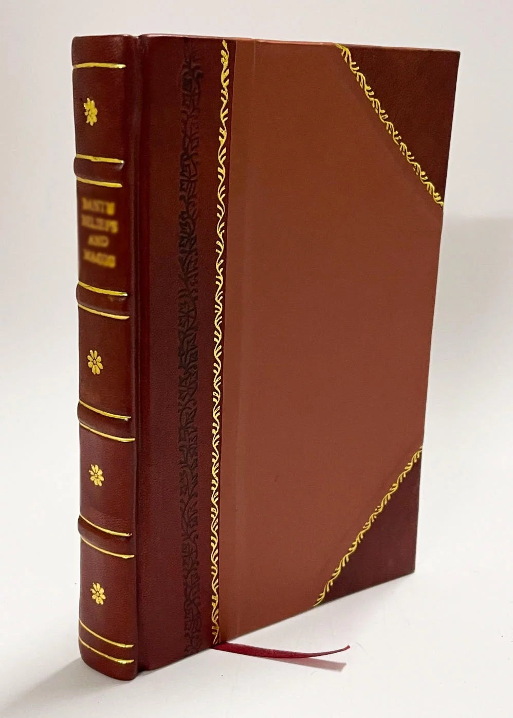 Cherry & Violet Leather Bound P514