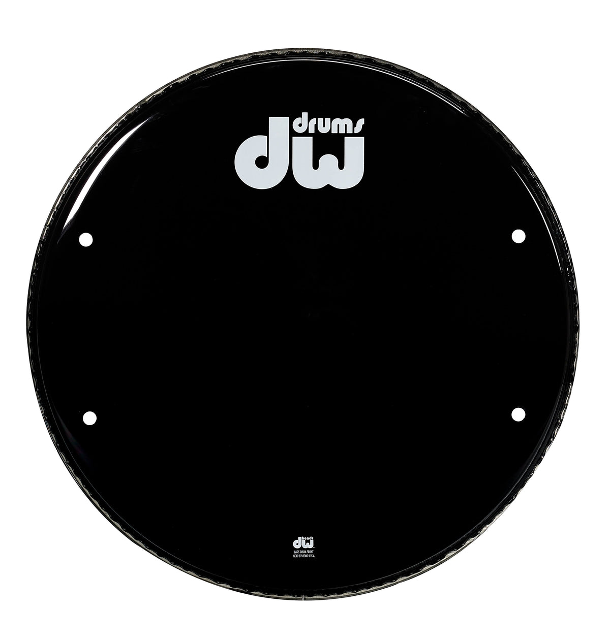 22" Bass Drum Head Gloss Black U299899