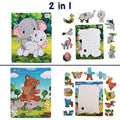 Preschool Jigsaw Puzzles 10 and 11 pcs Cardboard Puzzle with Tray Educational Toy T9588