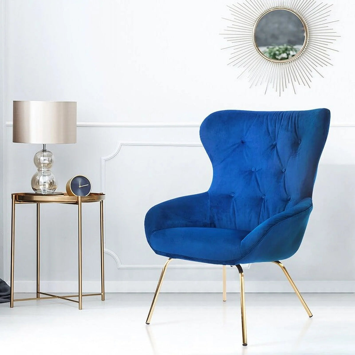 Blue Metal Office Chair K57123