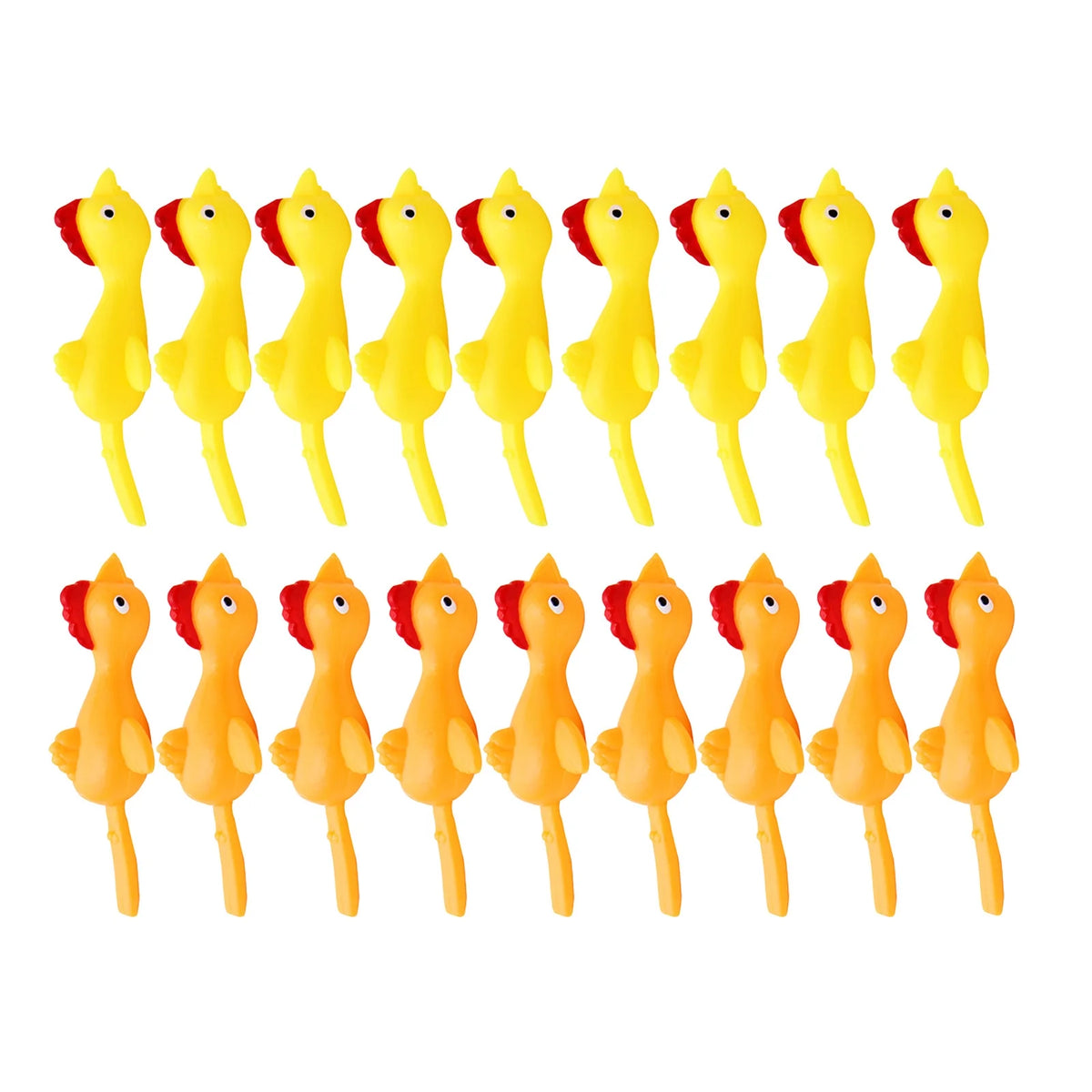 18 PCS Creative Ejection Chicken Toy W6398