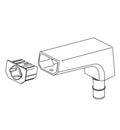 Arctic Stainless Pivotal Spout Assembly X328
