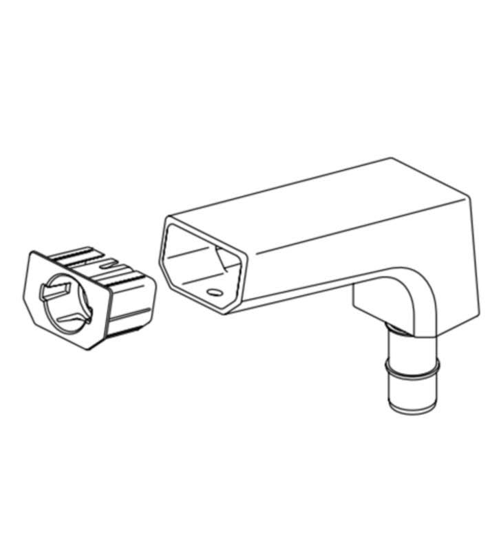 Arctic Stainless Pivotal Spout Assembly X328