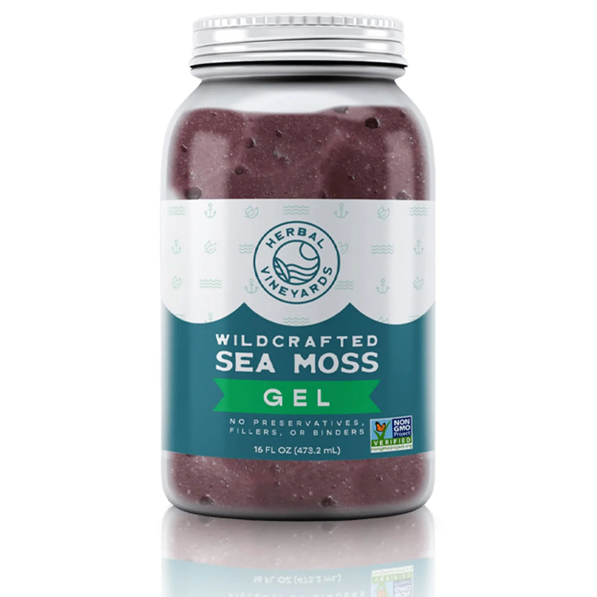 Organic Wildcrafted Purple Sea Moss Gel 16oz U56451
