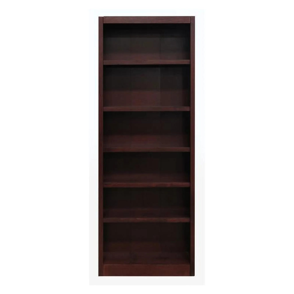 84" Tall 6-Shelf Wood Bookcase Z801