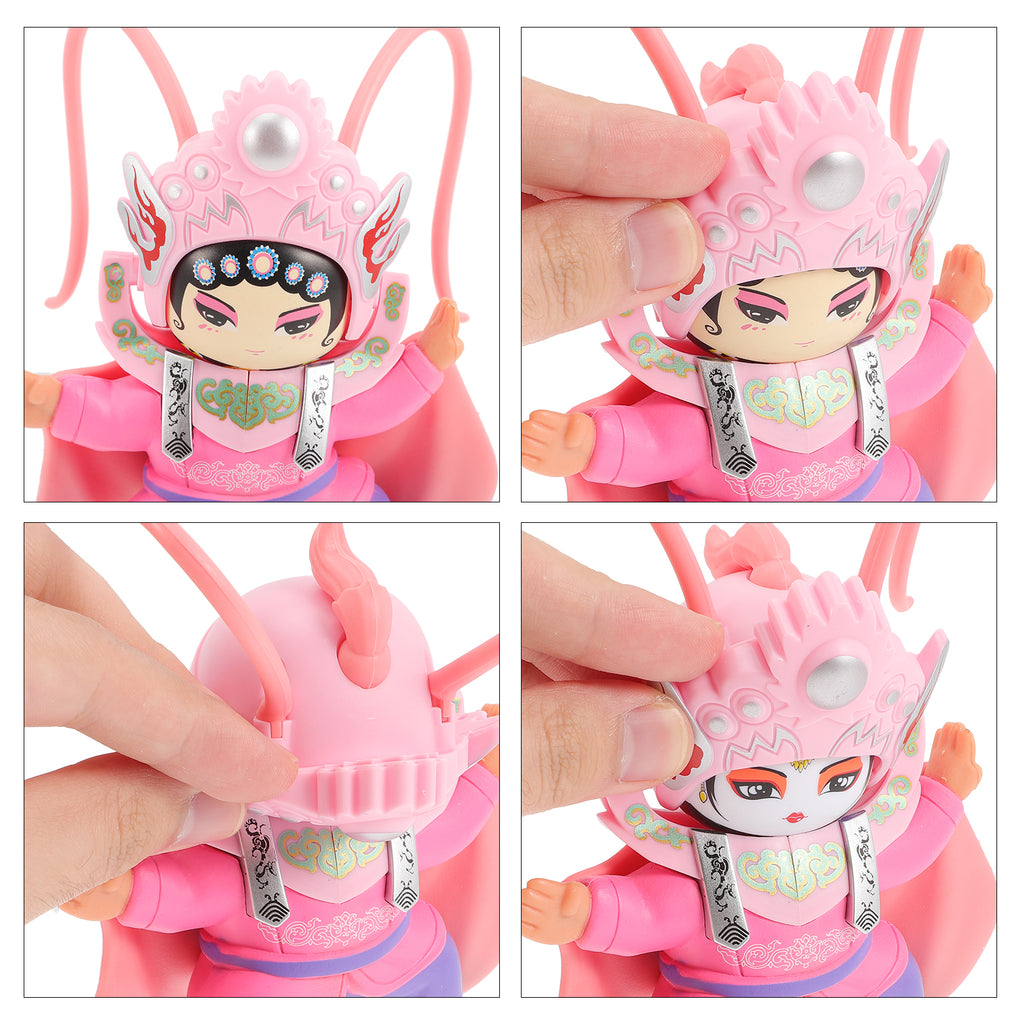2pcs Chinese Ancient Sichuan Opera Face Changing Doll Ornament C426506