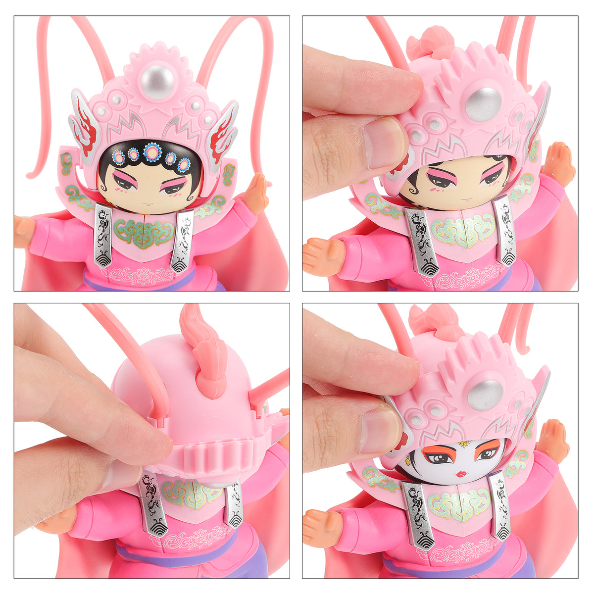 2pcs Chinese Ancient Sichuan Opera Face Changing Doll Ornament C426506