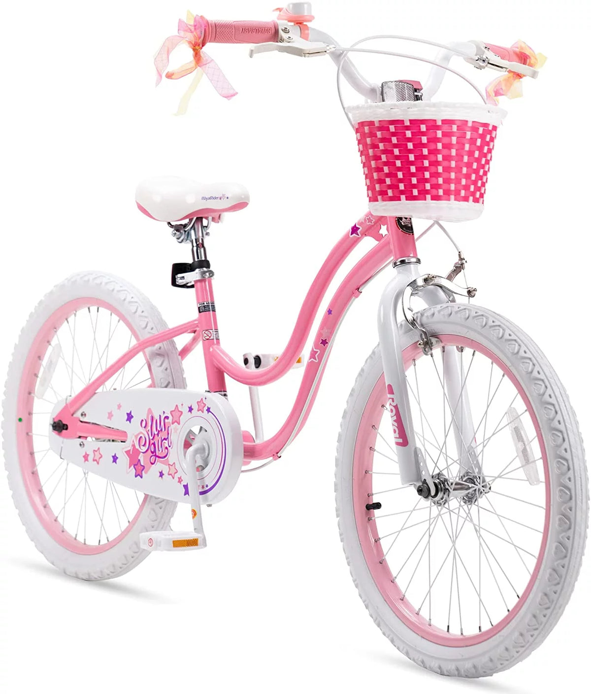 20 Inch Kids Bike with Kickstand Basket Blue B3550