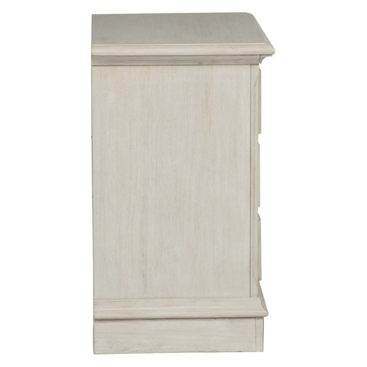 White 3 Drawer Night Stand R74475