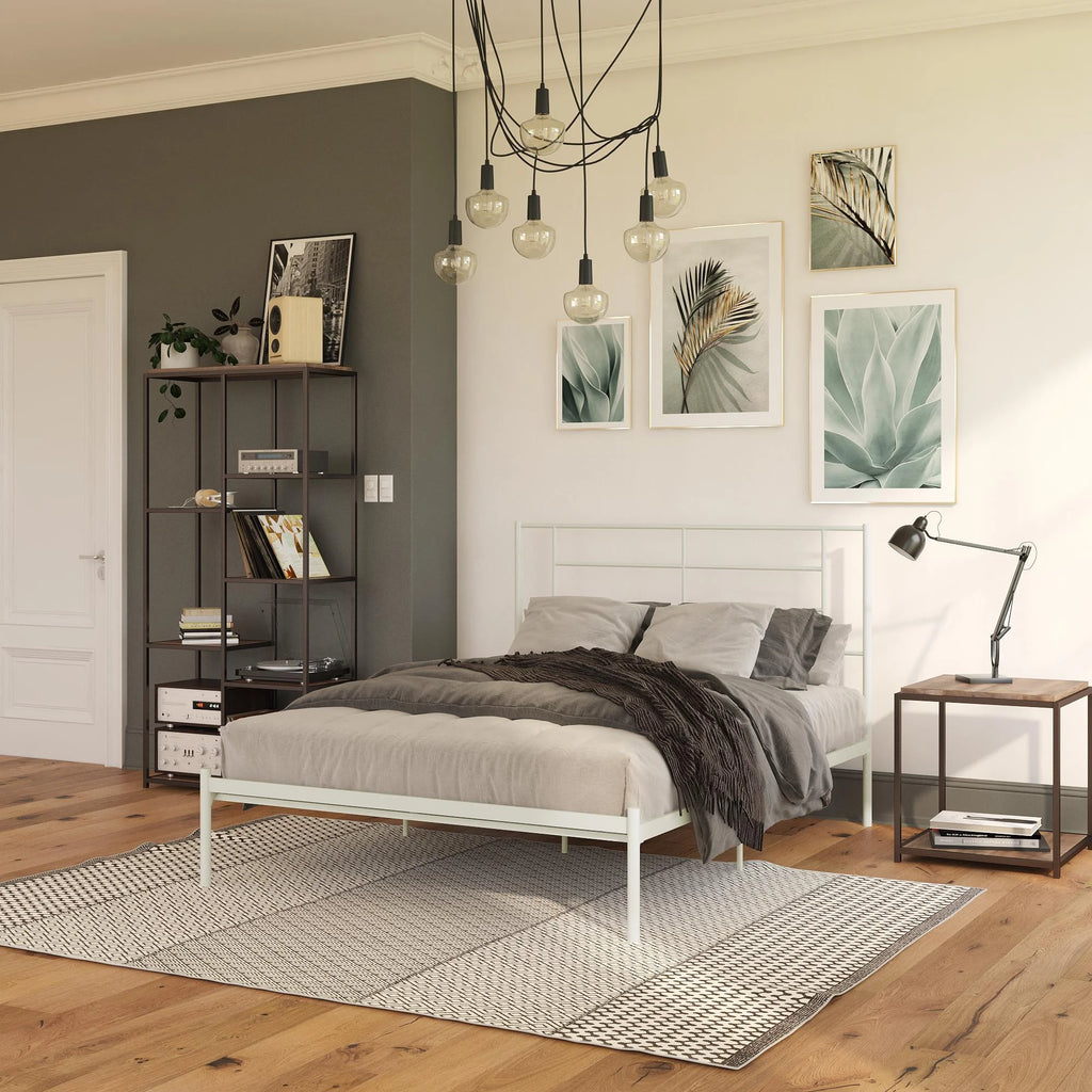 King Size Metal Bed with Under Bed Storage Z756