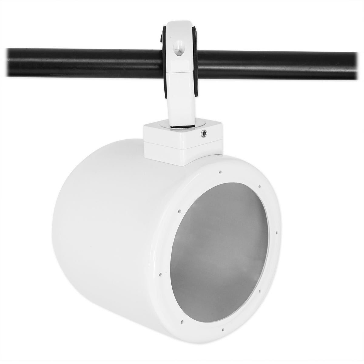 5.25" 360° Swivel White Aluminum Surface Mount Speaker Pods U396027