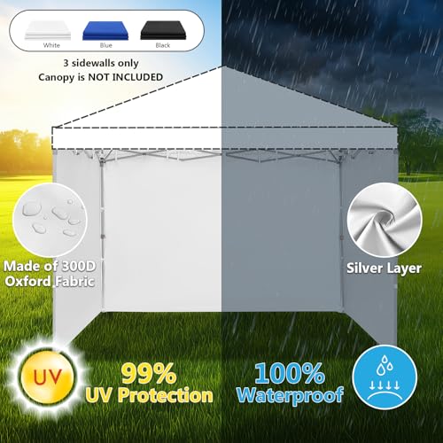 10x10 Canopy Tent with Sidewall Q917