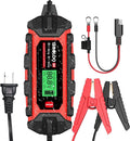 4-Amp 6V 12V Car Battery Charger Maintainer, Pack of 2 U629