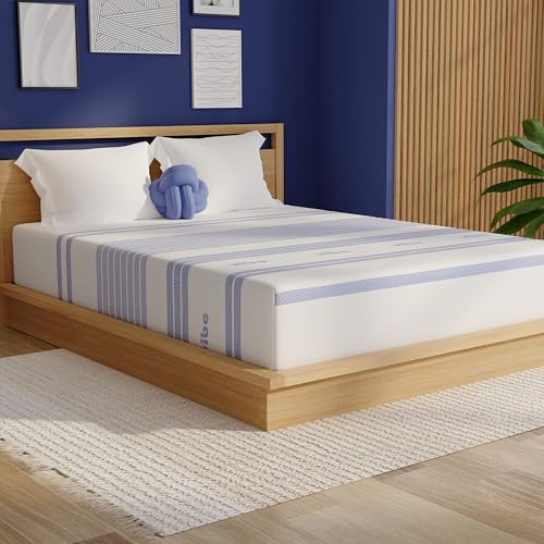 Gel Memory Foam Mattress, 12-Inch Queen White J512