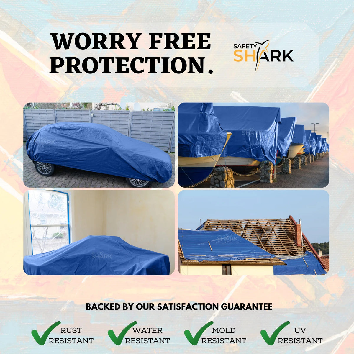 Heavy Duty Waterproof Tarp (20x40 Feet) I39964