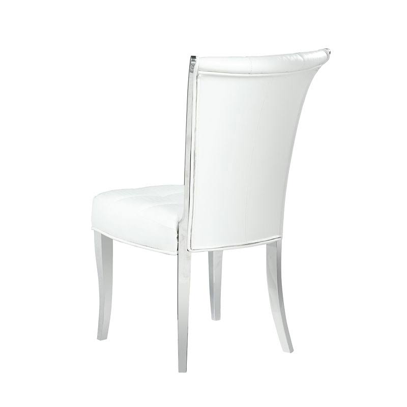 White Tufted Side Chair, Set of 2 T478033