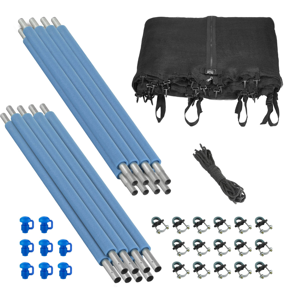 Trampoline enclosure set T7188