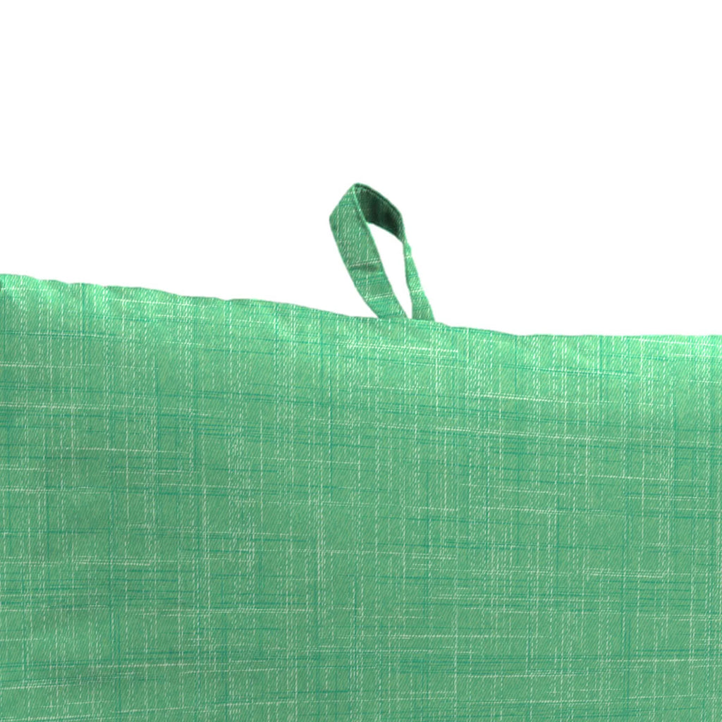 Dill Green Rectangular Outdoor Chair Cushion with Ties Q70881