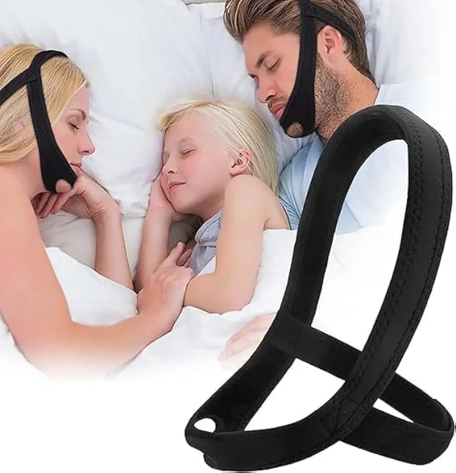 Anti Snoring Chin Strap Adjustable Black R27734