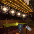 800 Led Solar Starburst Sphere Lights Waterproof Hanging Fairy Light T103012