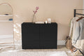 White 6 Drawer Wood Double Dresser P6610