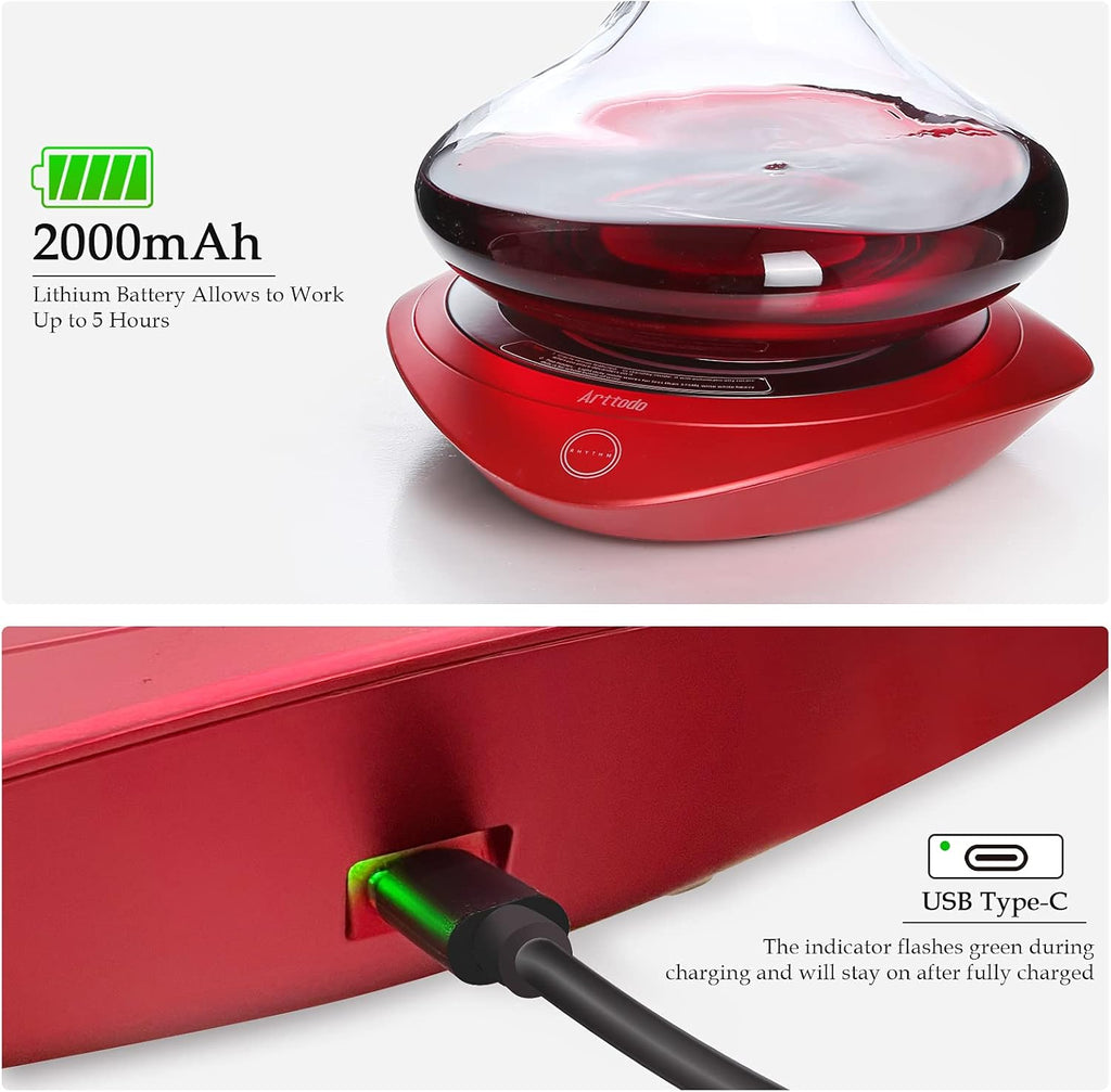 Electric Wine Decanter Aerator with Carafe Shaker V789613